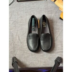 Merrell Women's Parma Black Leather Comfort Slip-On Loafers Size 9.5